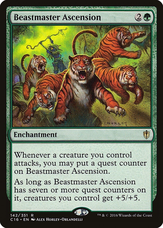Image for Beastmaster Ascension (142) [Commander 2016] - Magic: The Gathering