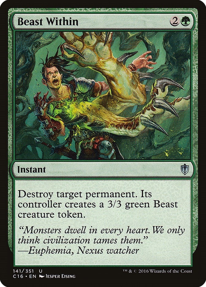 Image for Beast Within (141) [Commander 2016] - Magic: The Gathering
