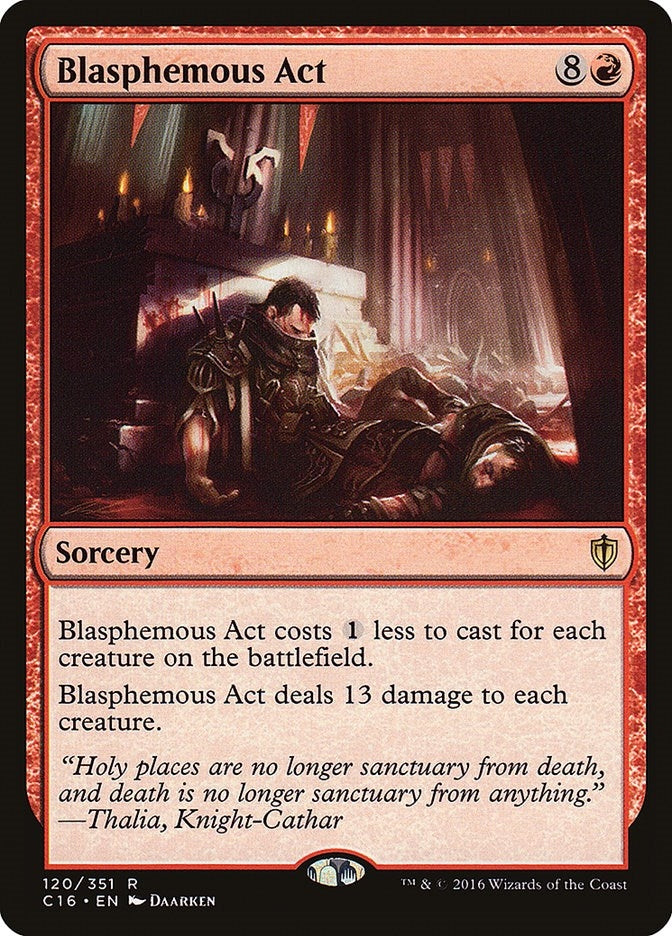 Image for Blasphemous Act (120) [Commander 2016] - Magic: The Gathering