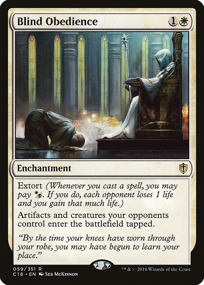 Image for Blind Obedience (59) [Commander 2016] - Magic: The Gathering