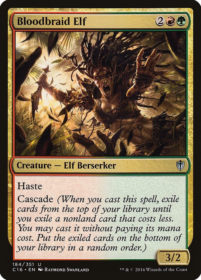 Image for Bloodbraid Elf (184) [Commander 2016] - Magic: The Gathering