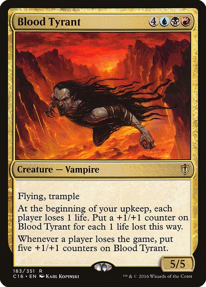 Image for Blood Tyrant (183) [Commander 2016] - Magic: The Gathering
