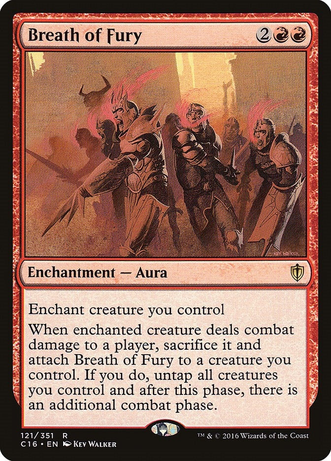 Image for Breath of Fury (121) [Commander 2016] - Magic: The Gathering