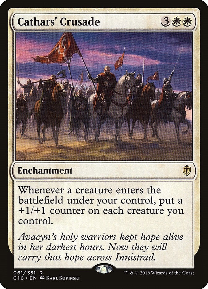 Image for Cathars' Crusade (61) [Commander 2016] - Magic: The Gathering