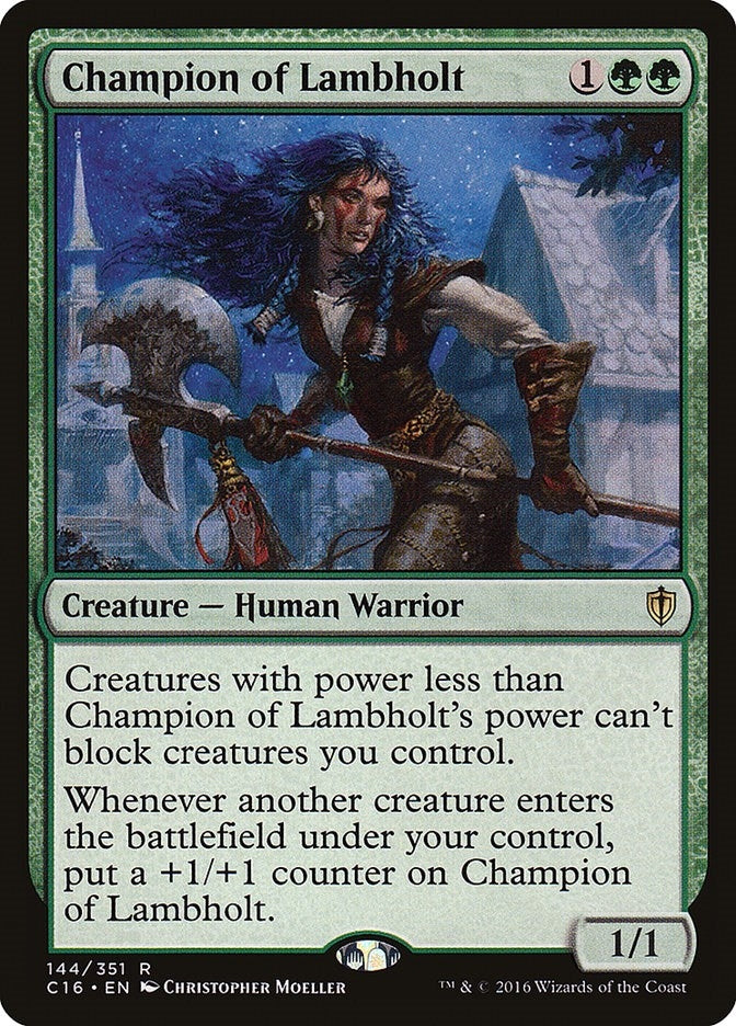 Image for Champion of Lambholt (144) [Commander 2016] - Magic: The Gathering