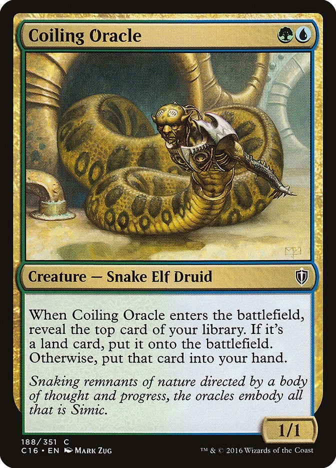 Image for Coiling Oracle (188) [Commander 2016] - Magic: The Gathering