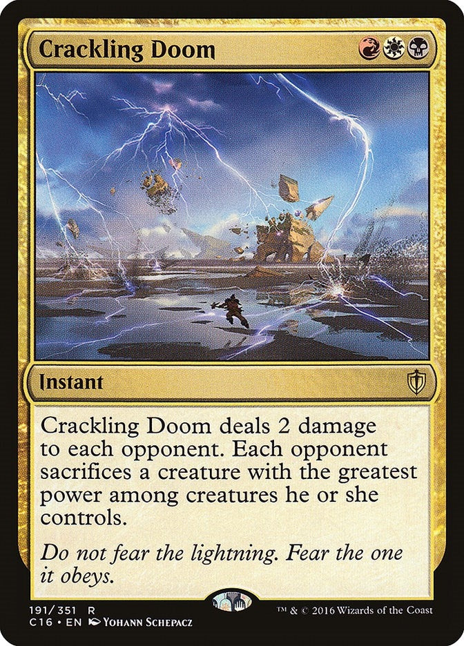 Image for Crackling Doom (191) [Commander 2016] - Magic: The Gathering