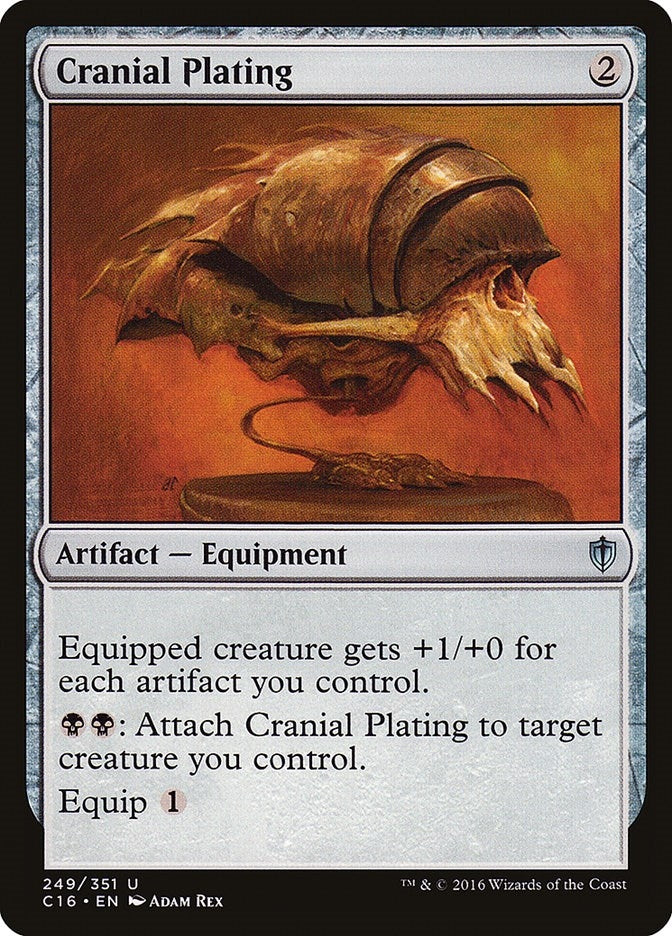 Image for Cranial Plating (249) [Commander 2016] - Magic: The Gathering