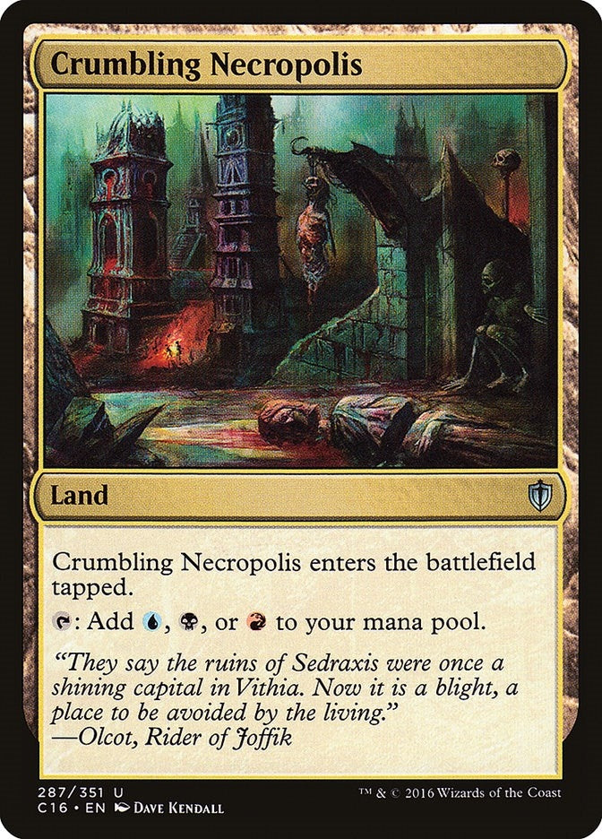 Image for Crumbling Necropolis (287) [Commander 2016] - Magic: The Gathering