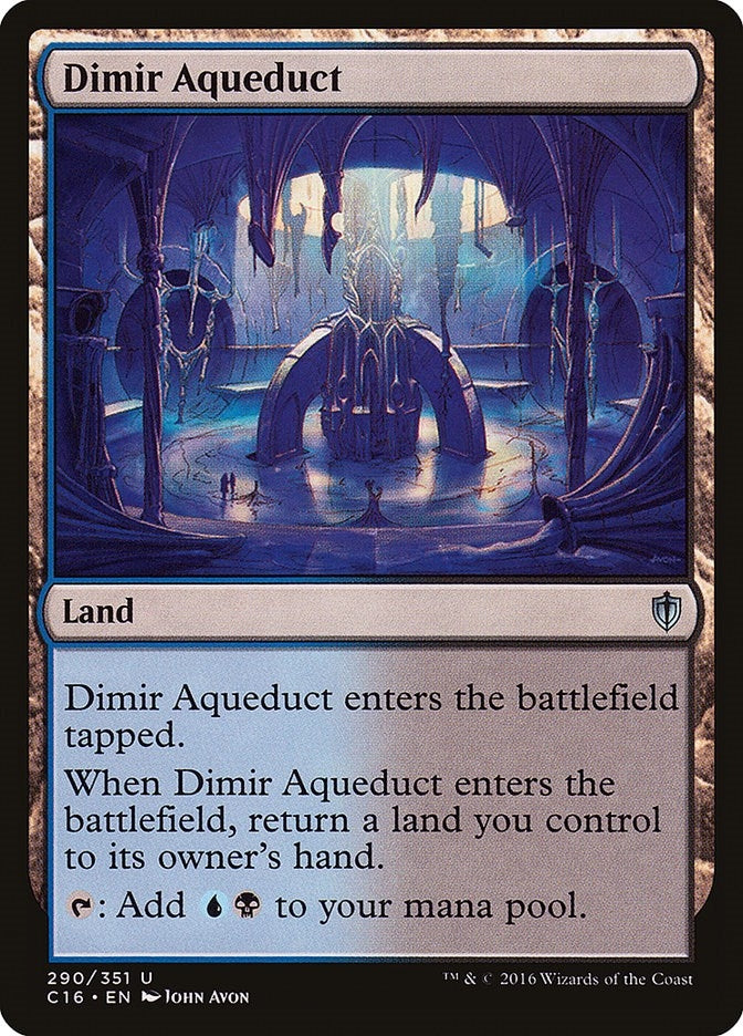 Image for Dimir Aqueduct (290) [Commander 2016] - Magic: The Gathering