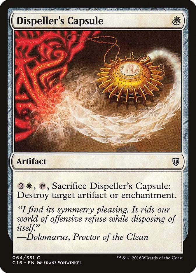 Image for Dispeller's Capsule (64) [Commander 2016] - Magic: The Gathering