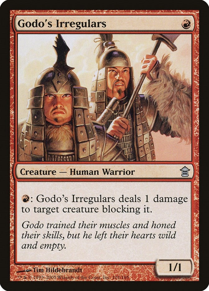 Image for Godo's Irregulars (101) [Saviors of Kamigawa] - Magic: The Gathering