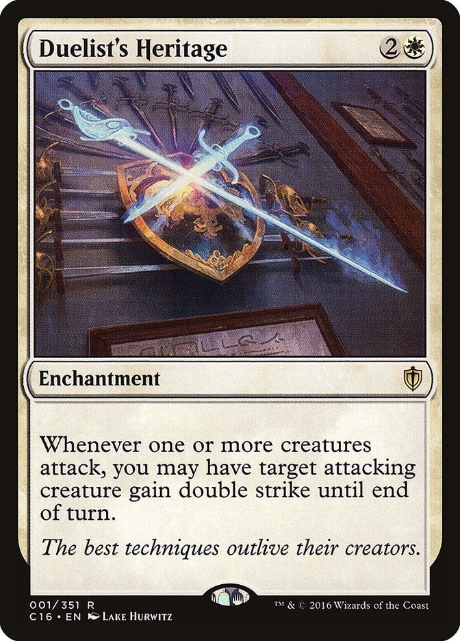 Image for Duelist's Heritage (1) [Commander 2016] - Magic: The Gathering