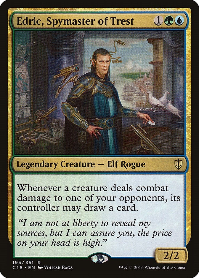 Image for Edric, Spymaster of Trest (195) [Commander 2016] - Magic: The Gathering