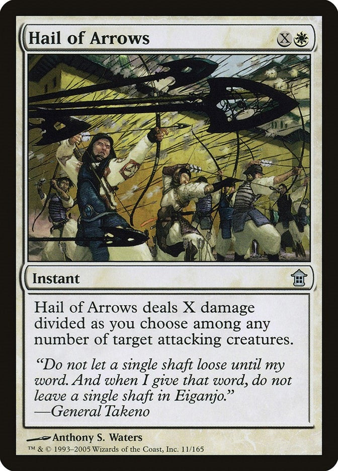 Image for Hail of Arrows (11) [Saviors of Kamigawa] - Magic: The Gathering
