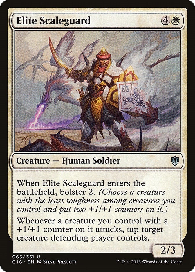 Elite Scaleguard (65) [Commander 2016]