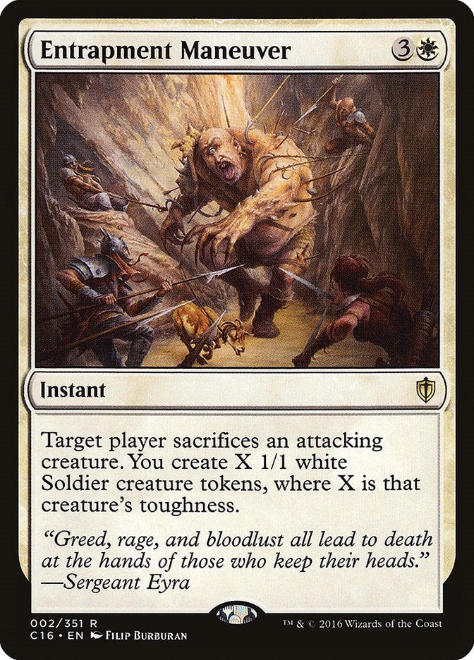 Image for Entrapment Maneuver (2) [Commander 2016] - Magic: The Gathering