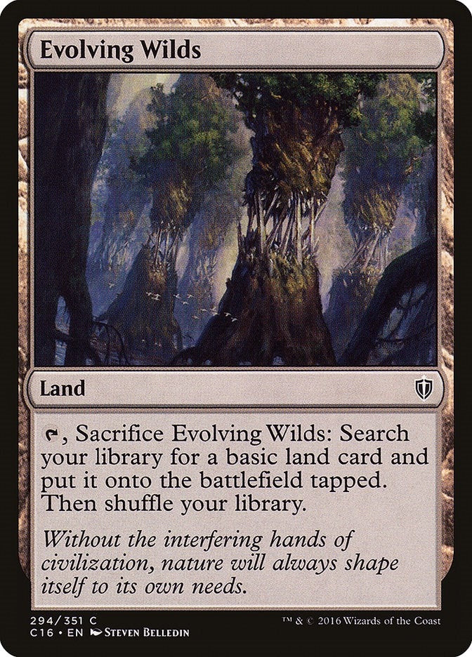 Image for Evolving Wilds (294) [Commander 2016] - Magic: The Gathering