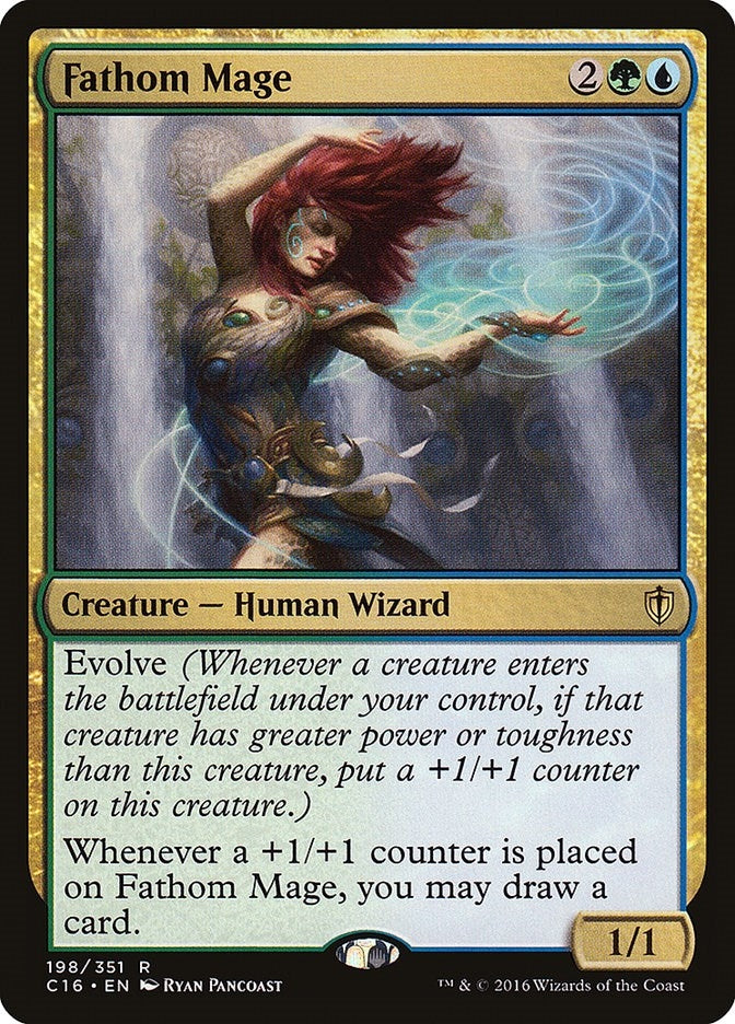 Image for Fathom Mage (198) [Commander 2016] - Magic: The Gathering
