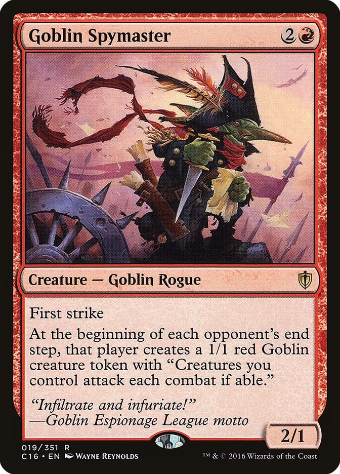 Image for Goblin Spymaster (19) [Commander 2016] - Magic: The Gathering