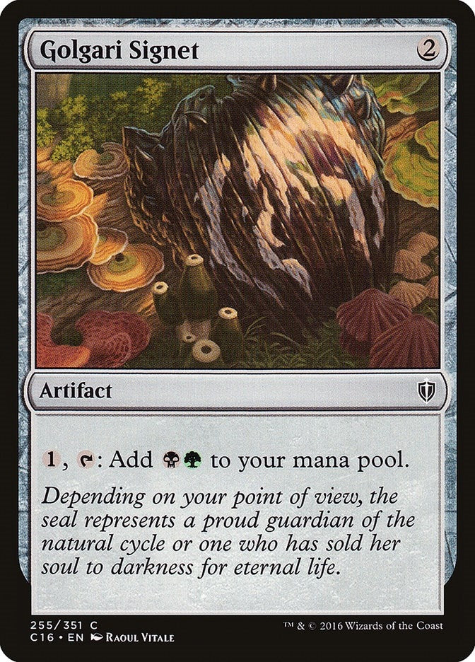 Image for Golgari Signet (255) [Commander 2016] - Magic: The Gathering