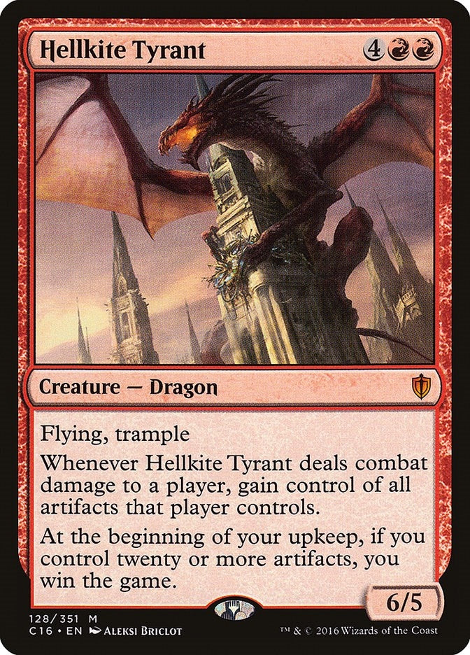 Image for Hellkite Tyrant (128) [Commander 2016] - Magic: The Gathering
