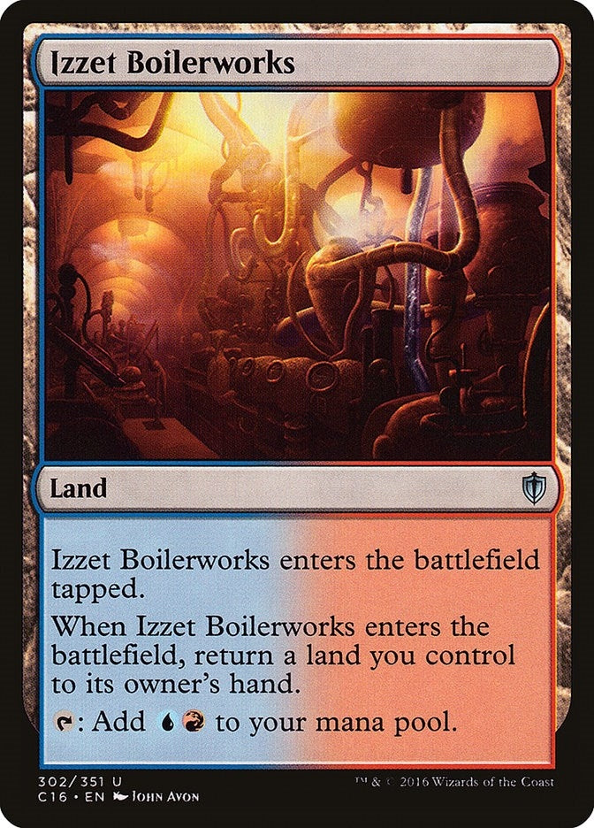 Image for Izzet Boilerworks (302) [Commander 2016] - Magic: The Gathering