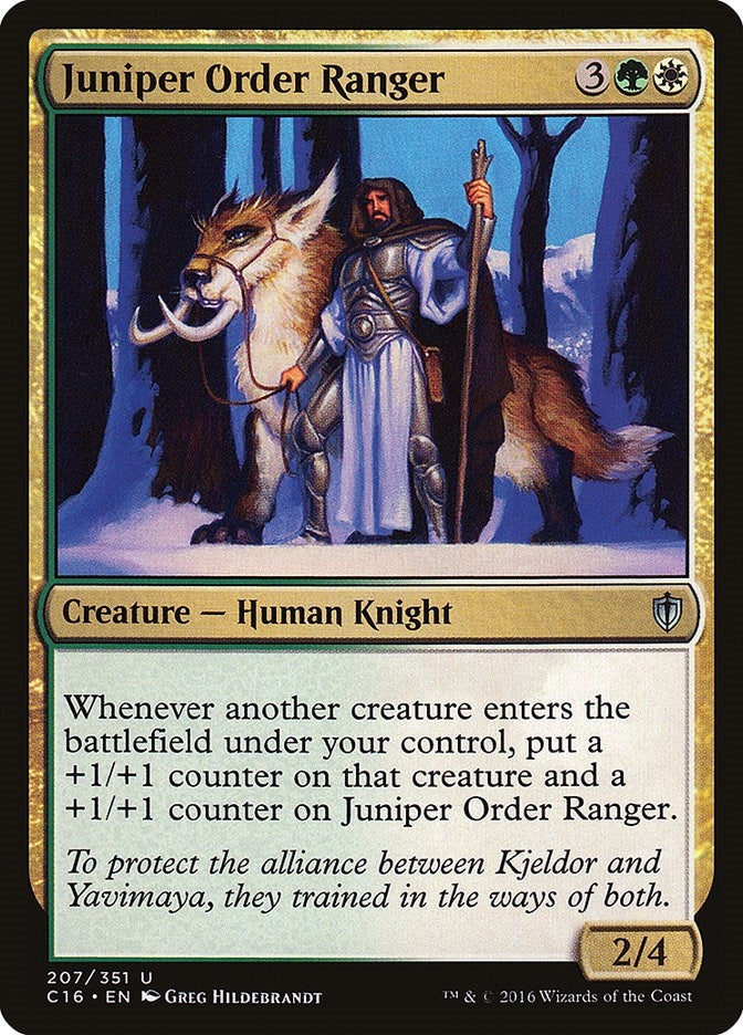 Image for Juniper Order Ranger (207) [Commander 2016] - Magic: The Gathering