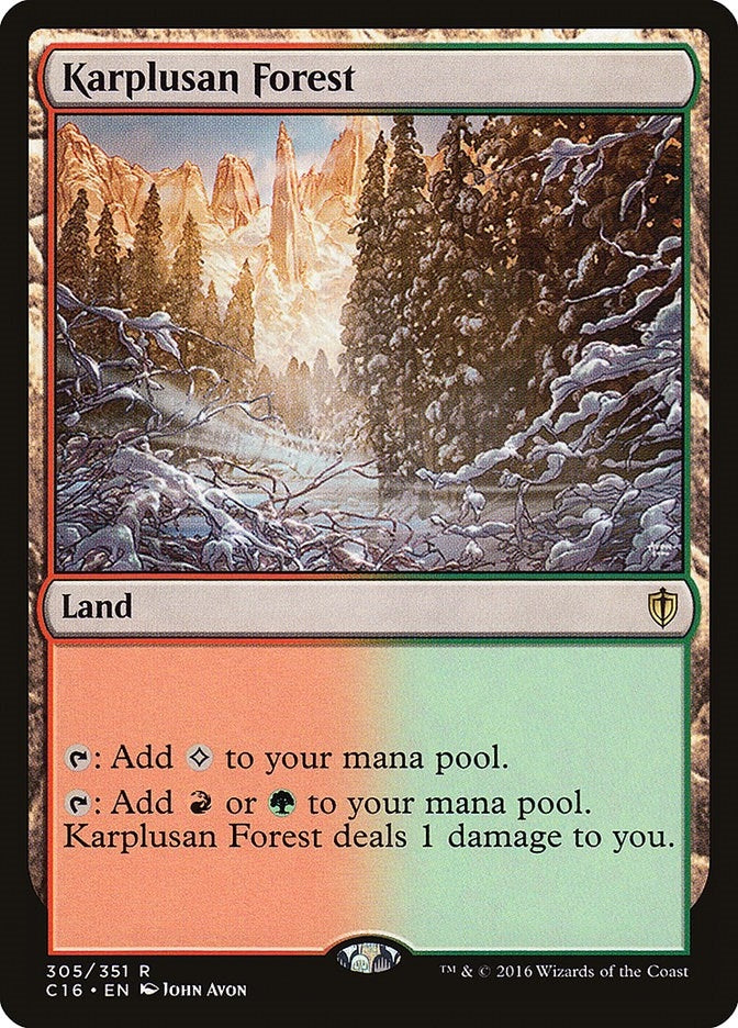 Image for Karplusan Forest (305) [Commander 2016] - Magic: The Gathering