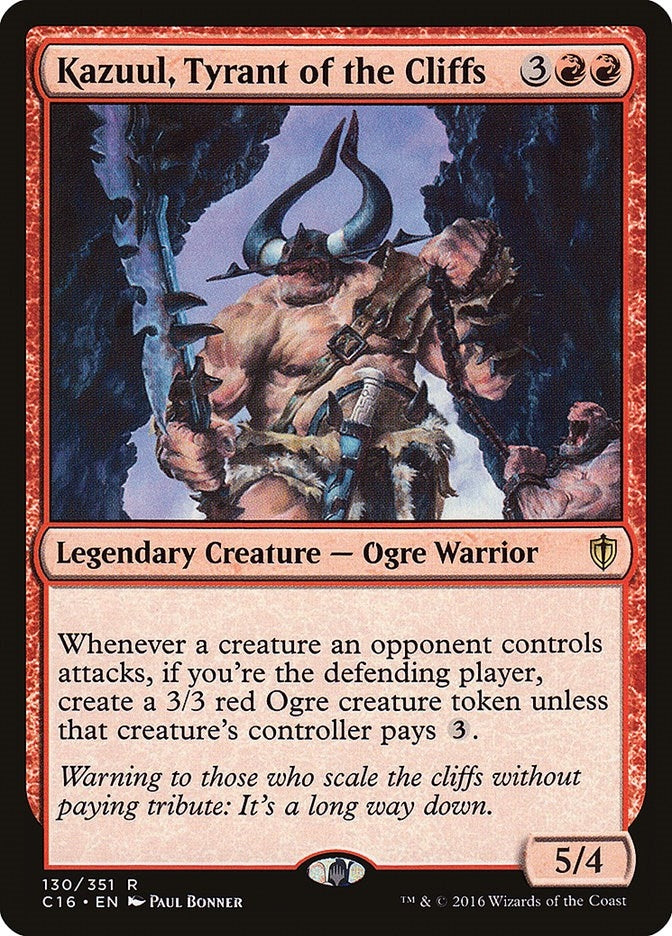 Image for Kazuul, Tyrant of the Cliffs (130) [Commander 2016] - Magic: The Gathering