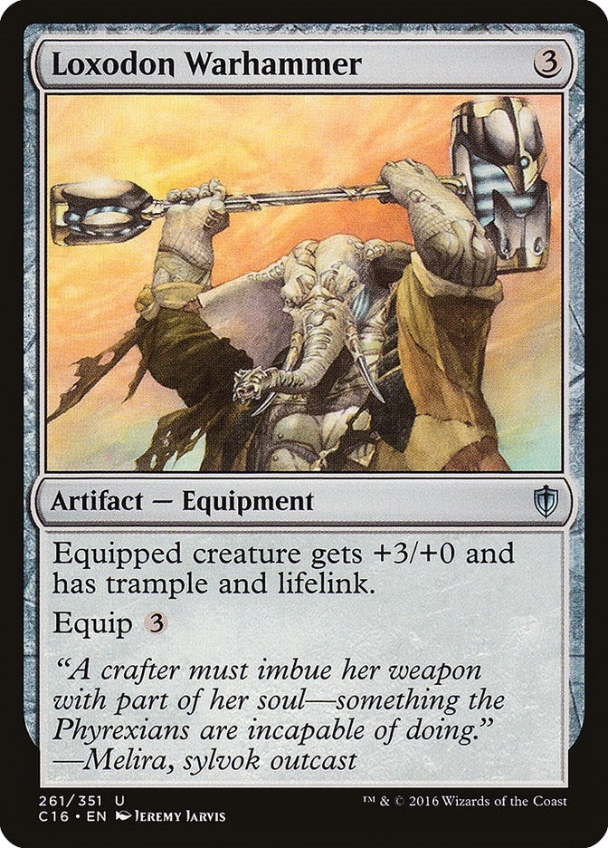 Image for Loxodon Warhammer (261) [Commander 2016] - Magic: The Gathering