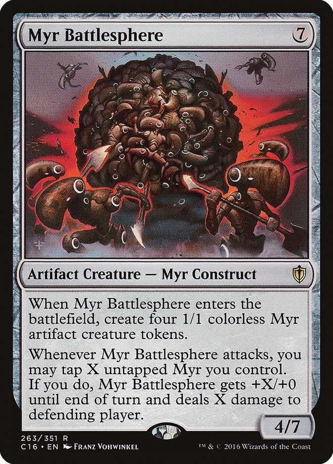 Image for Myr Battlesphere (263) [Commander 2016] - Magic: The Gathering