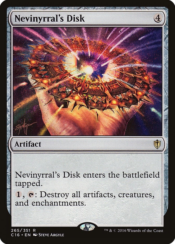 Image for Nevinyrral's Disk (265) [Commander 2016] - Magic: The Gathering
