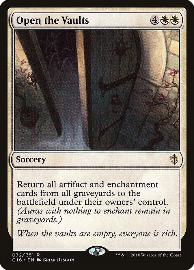 Image for Open the Vaults (72) [Commander 2016] - Magic: The Gathering