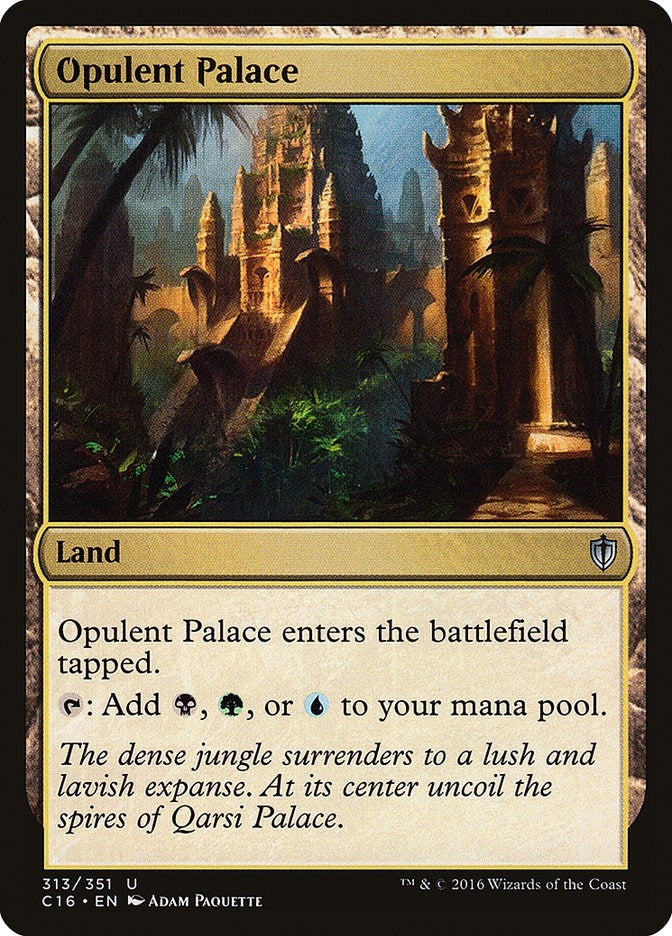 Image for Opulent Palace (313) [Commander 2016] - Magic: The Gathering