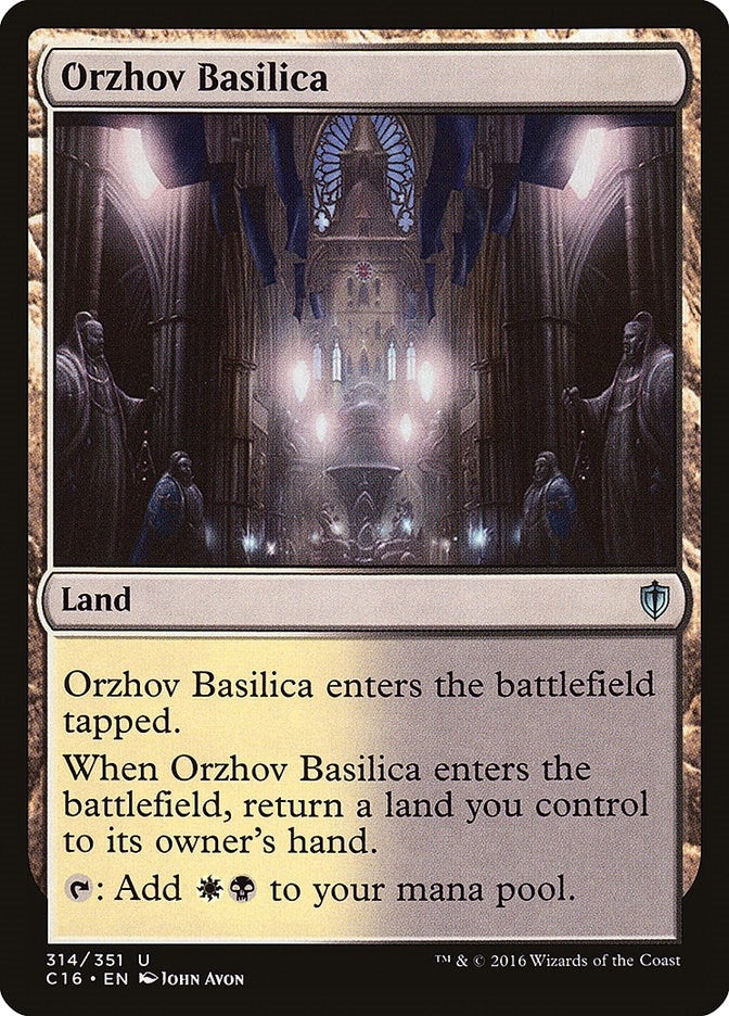 Image for Orzhov Basilica (314) [Commander 2016] - Magic: The Gathering