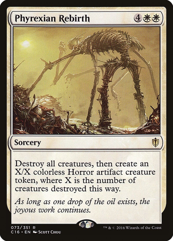 Image for Phyrexian Rebirth (73) [Commander 2016] - Magic: The Gathering