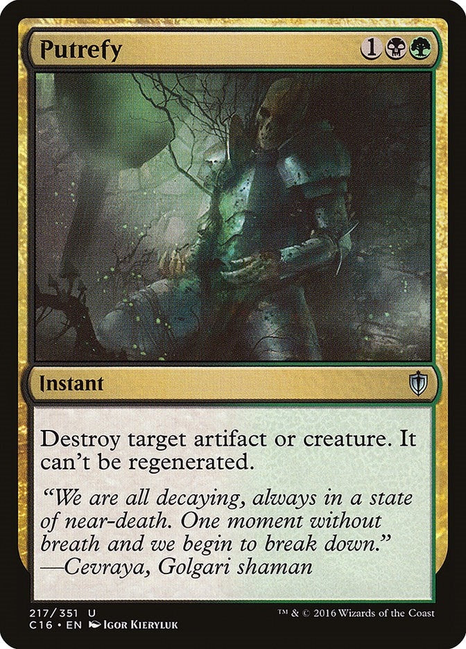 Image for Putrefy (217) [Commander 2016] - Magic: The Gathering