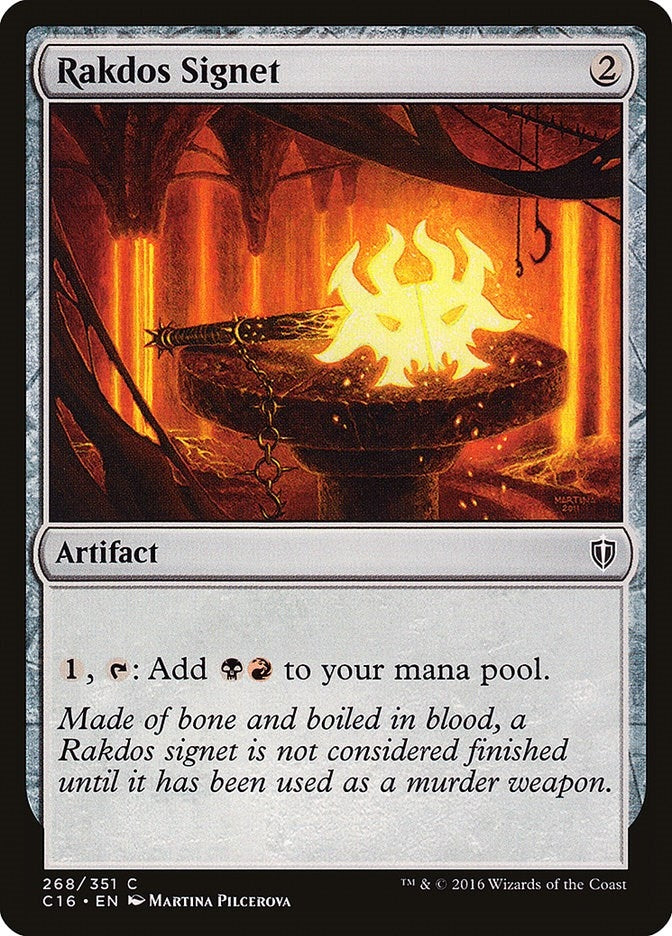 Image for Rakdos Signet (268) [Commander 2016] - Magic: The Gathering