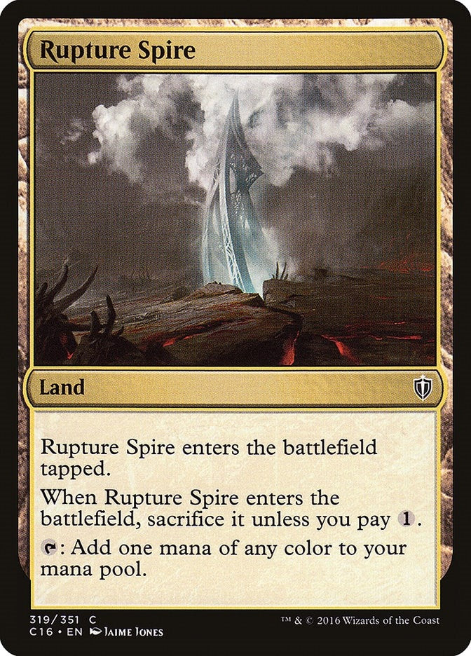 Image for Rupture Spire (319) [Commander 2016] - Magic: The Gathering