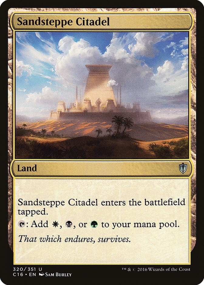 Image for Sandsteppe Citadel (320) [Commander 2016] - Magic: The Gathering