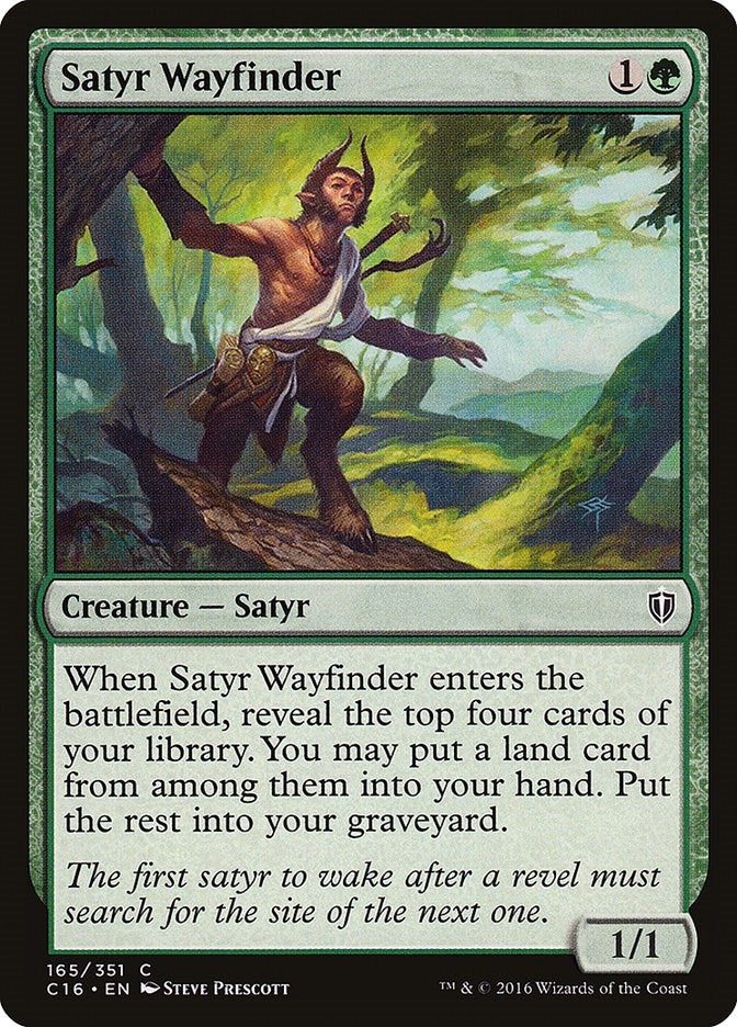 Image for Satyr Wayfinder (165) [Commander 2016] - Magic: The Gathering