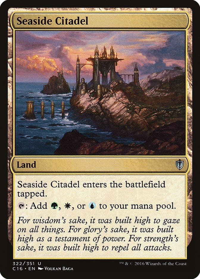 Image for Seaside Citadel (322) [Commander 2016] - Magic: The Gathering