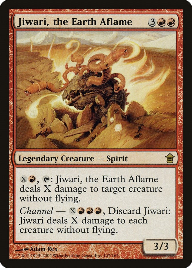 Image for Jiwari, the Earth Aflame (107) [Saviors of Kamigawa] - Magic: The Gathering