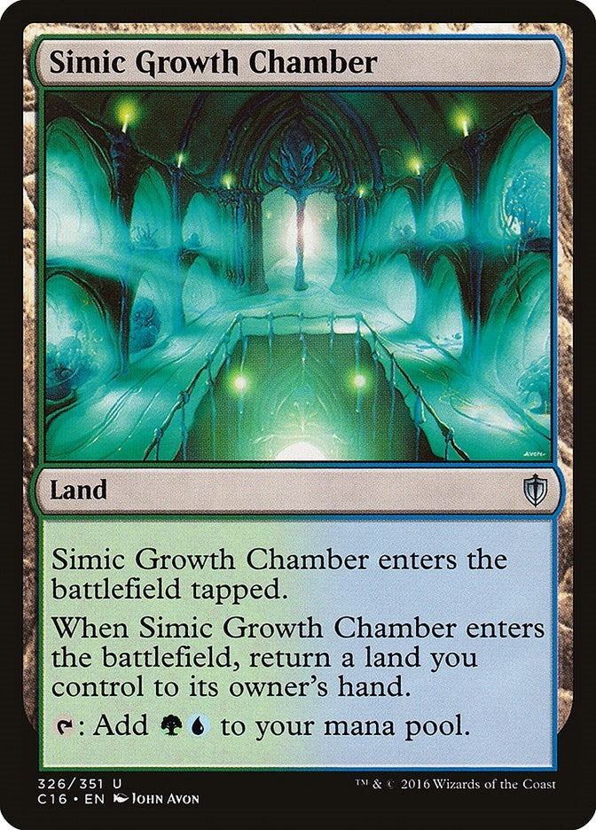 Image for Simic Growth Chamber (326) [Commander 2016] - Magic: The Gathering