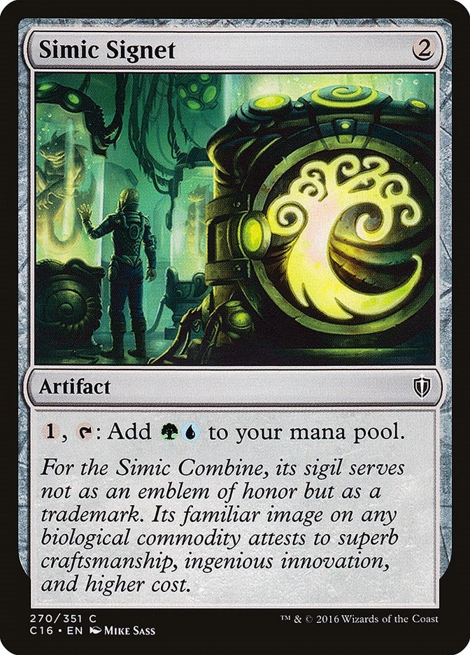 Image for Simic Signet (270) [Commander 2016] - Magic: The Gathering