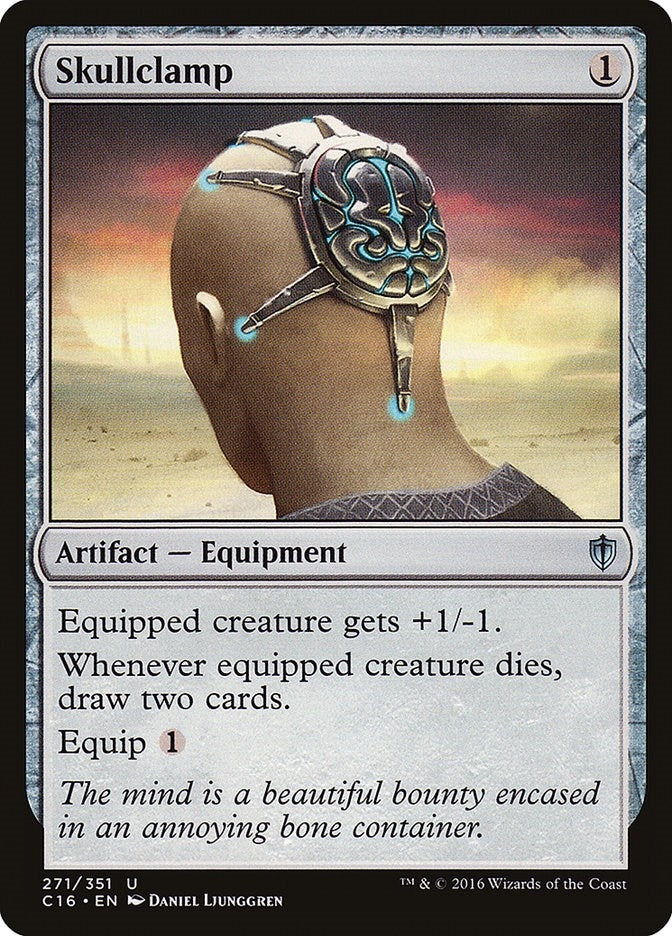 Image for Skullclamp (271) [Commander 2016] - Magic: The Gathering