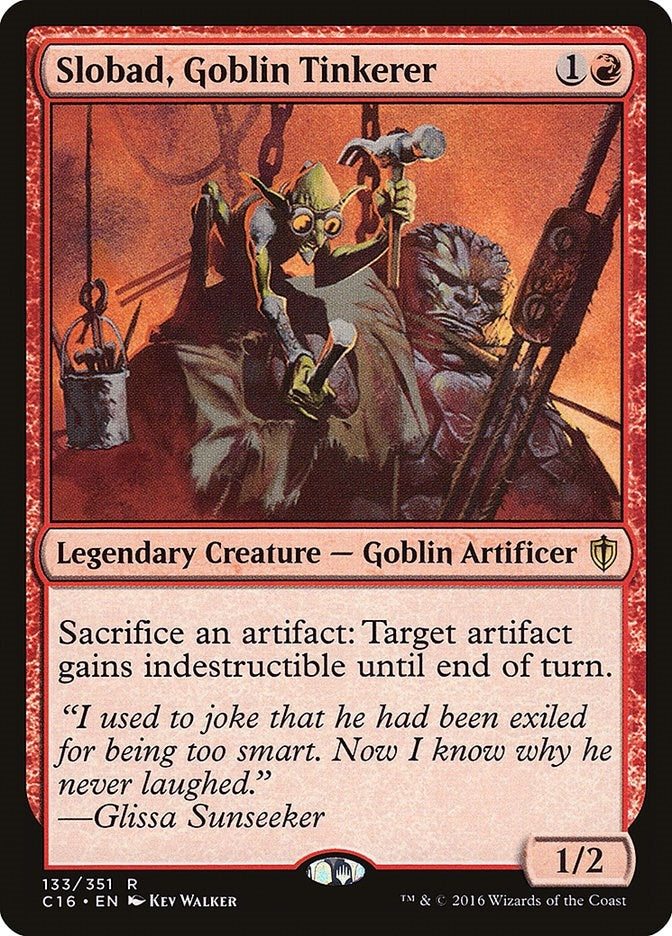 Image for Slobad, Goblin Tinkerer (133) [Commander 2016] - Magic: The Gathering