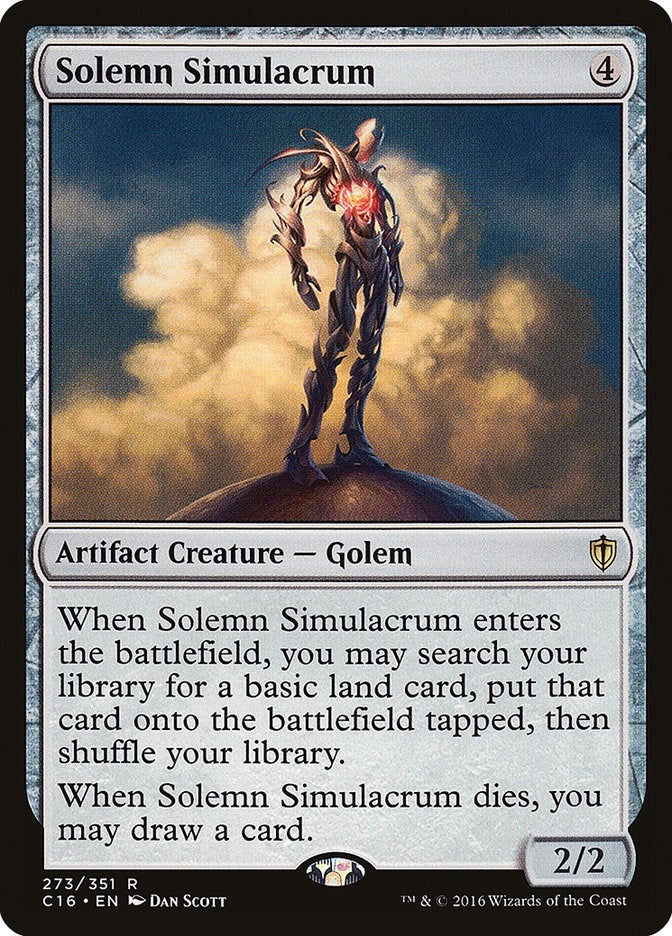 Image for Solemn Simulacrum (273) [Commander 2016] - Magic: The Gathering