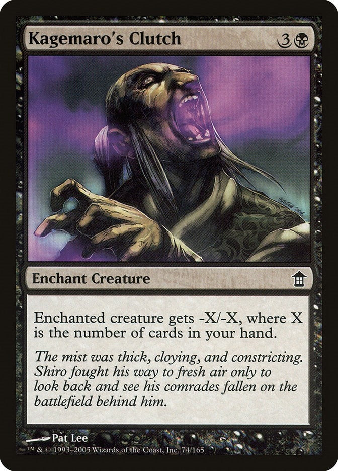 Image for Kagemaro's Clutch (74) [Saviors of Kamigawa] - Magic: The Gathering